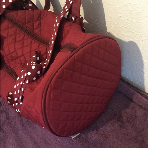 Brand New Adorable Red & White Dot Tote! - Picture 4 of 16